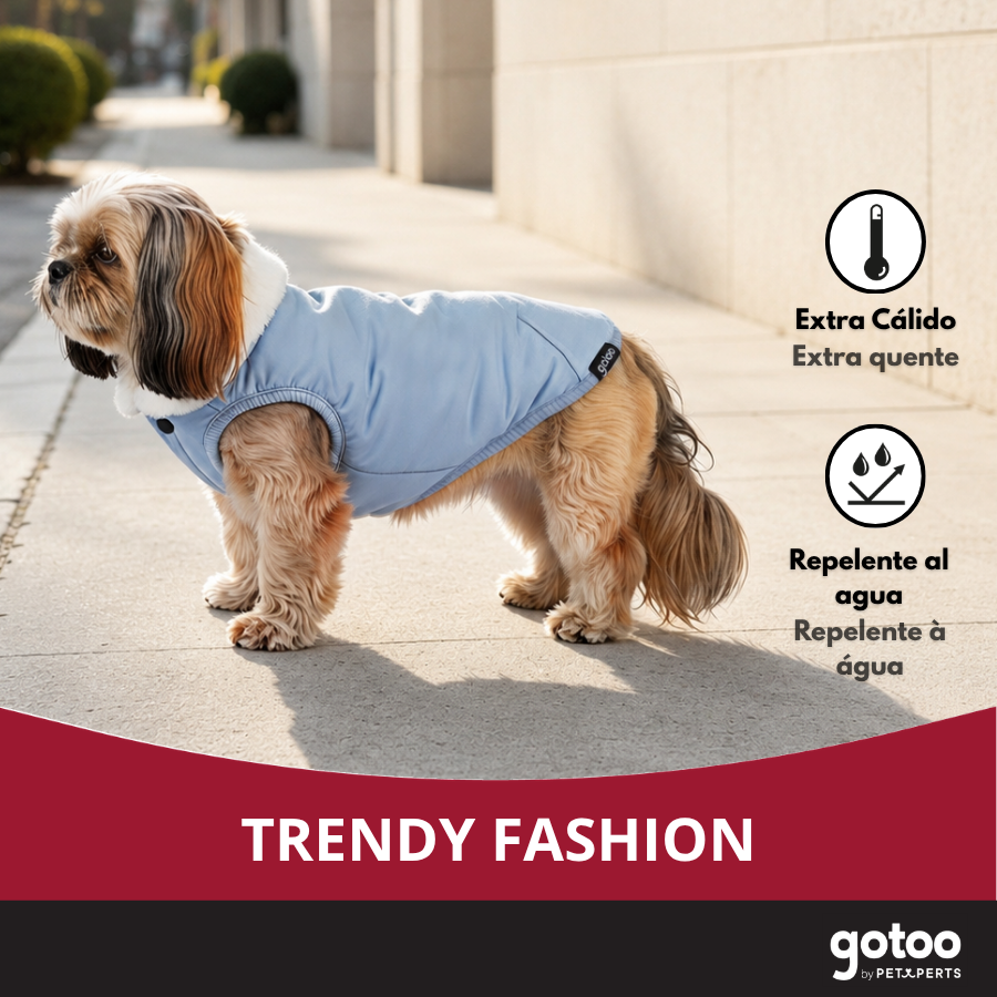 Gotoo Casaco Azul-Claro para c&atilde;es, , large Imagem n&uacute;mero 6