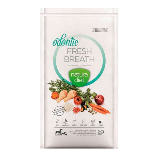 Natura Diet Odontic Fresh Breath pienso para perros Imagem n&uacute;mero 1