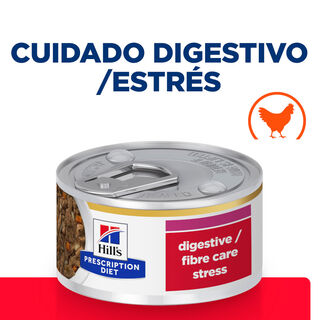 Hill’s Prescription Diet Gastrointestinal Biome Stress estufado lata para gatos
