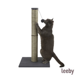 Leeby Gaston arranhador de sisal com brinquedo para gatos