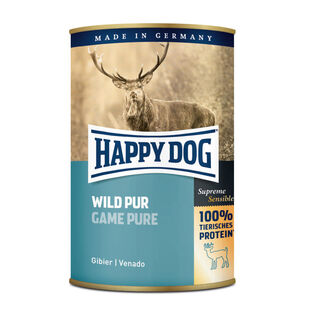 Happy Dog Pure Veado em patê lata 