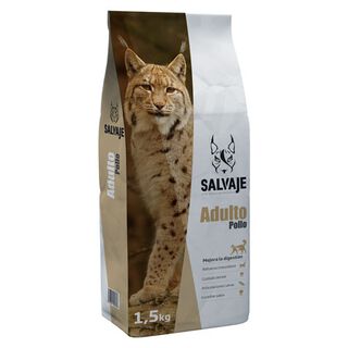 Salvaje Adulto Frango ração para gatos