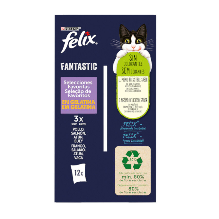 12 saquetas x 85 g Felix Fantastic Sele&ccedil;&otilde;es Favoritas saquetas em geleia, , large Imagem n&uacute;mero 7