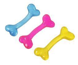 Flamingo hueso fun juguete para perros Imagem n&uacute;mero 1