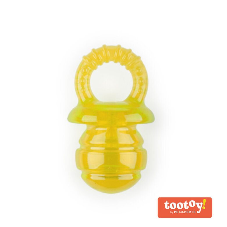 Tootoy! Puppyfier Chew Toy Amarelo mordedor suave com som para cachorros,  Imagem número 2 Tootoy! Puppyfier Chew Toy Amarelo mordedor suave com som para cachorros, , large Imagem número 2