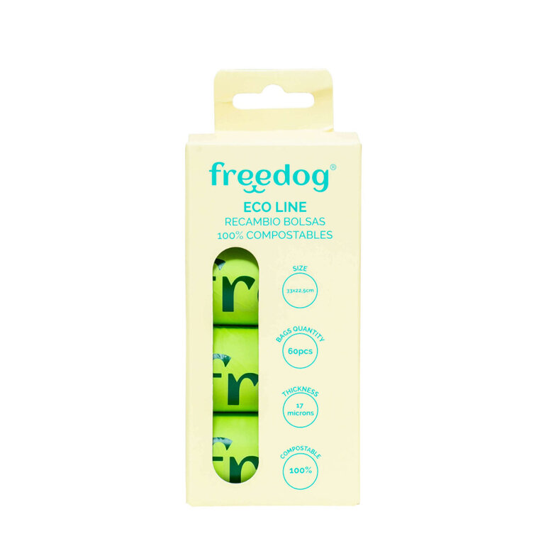 Freedog Eco Line Sacos higiénicos compostáveis para cães,  Imagem número 2 Freedog Eco Line Sacos higiénicos compostáveis para cães, , large Imagem número 2