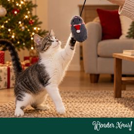 Wonder Christmas Rato Brinquedo para gatos