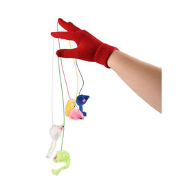 Flamingo Luva de brinquedo para gatos
