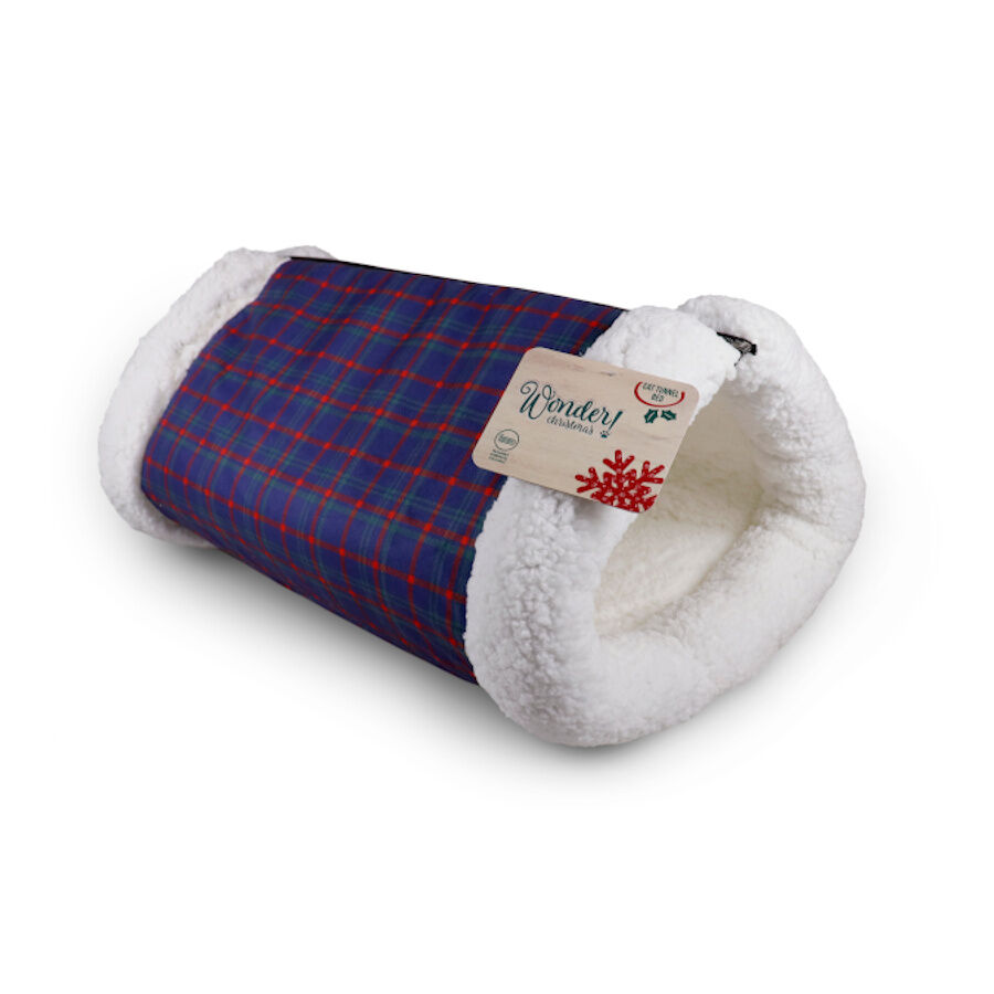 Wonder Christmas T&uacute;nel Cama para gatos, , large Imagem n&uacute;mero 1