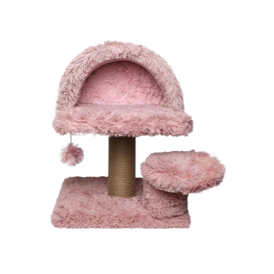 Catshion Susy Arranhador com Gruta Rosa para gatos, , large Imagem n&uacute;mero 1