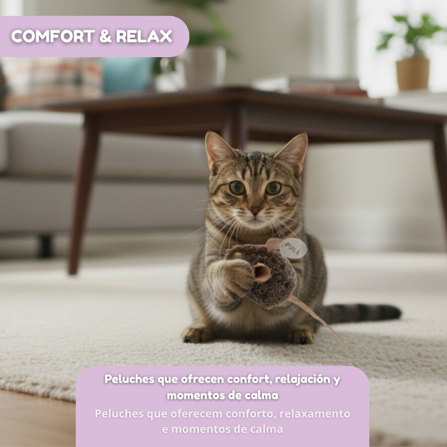 Tootoy! Comfort & Relax Rato interativo com som para gatos, , large Imagem n&uacute;mero 5