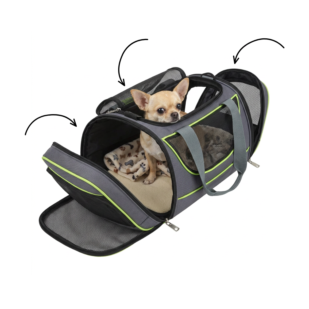 Outech Carrier Chicago Bolsa Transportadora para c&atilde;es e gatos, , large Imagem n&uacute;mero 2