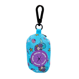 Dukier Mermaid Porta-sacos com mosquetão para cães