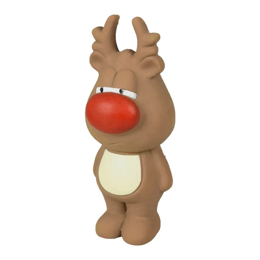 Karlie Rena de Natal em l&aacute;tex brinquedo para c&atilde;es, , large Imagem n&uacute;mero 3