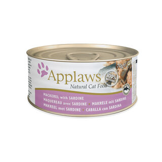 Applaws cavala e sardinha lata para gatos