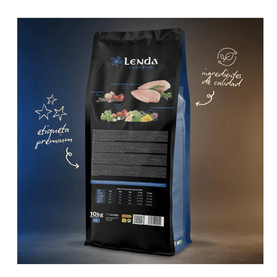 2 Kg Lenda Grain Free Ra&ccedil;&atilde;o de Peru e Pato para c&atilde;es, , large Imagem n&uacute;mero 3