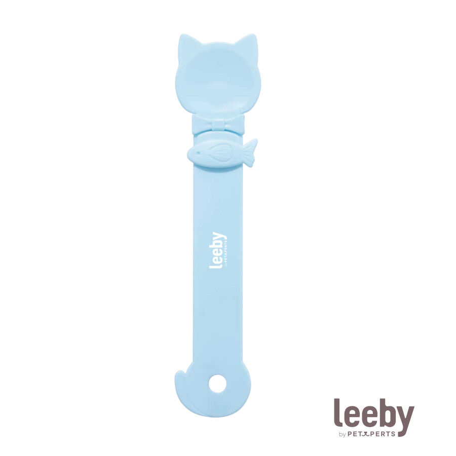 Leeby Colher Dispensadora Pasta de Snacks Azul para gatos, , large Imagem n&uacute;mero 2