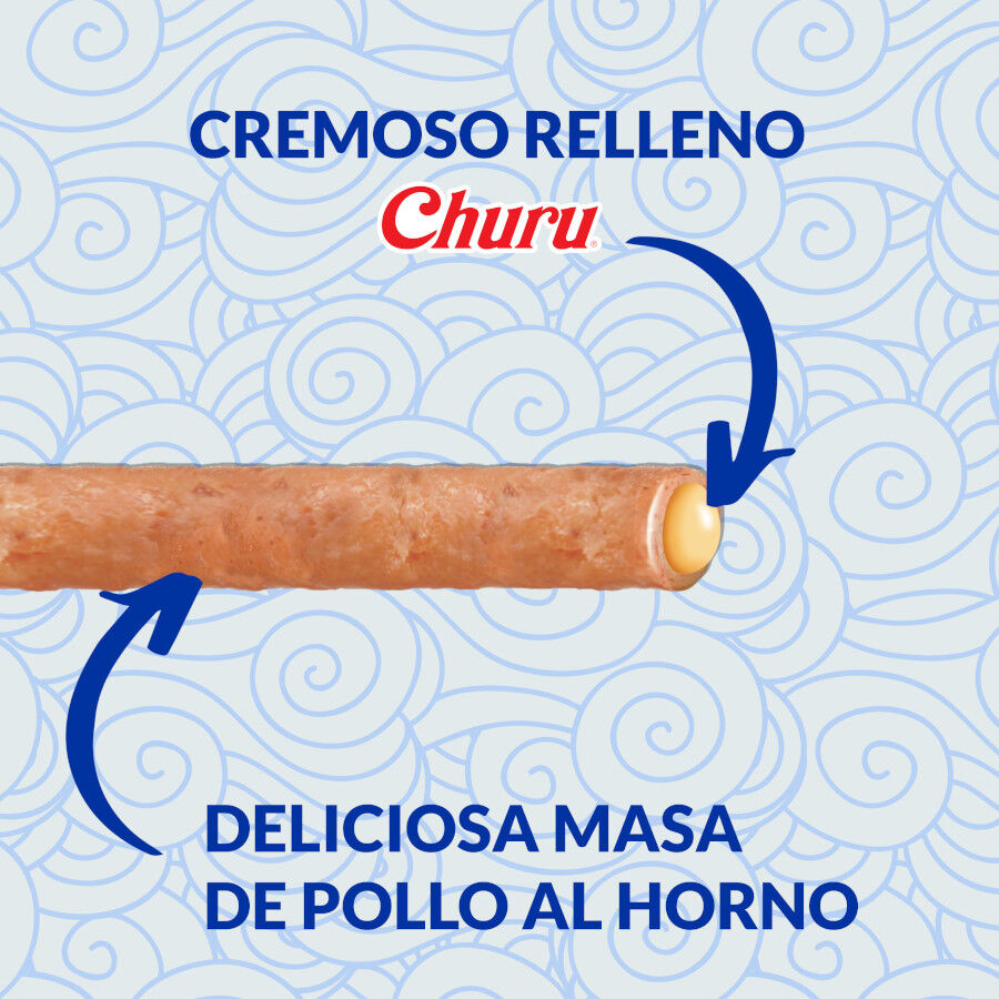 4 saquetas x 10 g Churu Sticks Rolls de Atum para gatos, , large Imagem n&uacute;mero 4