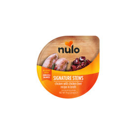 Nulo Signature Stews Frango com F&iacute;gado de Frango em terrina para gatos