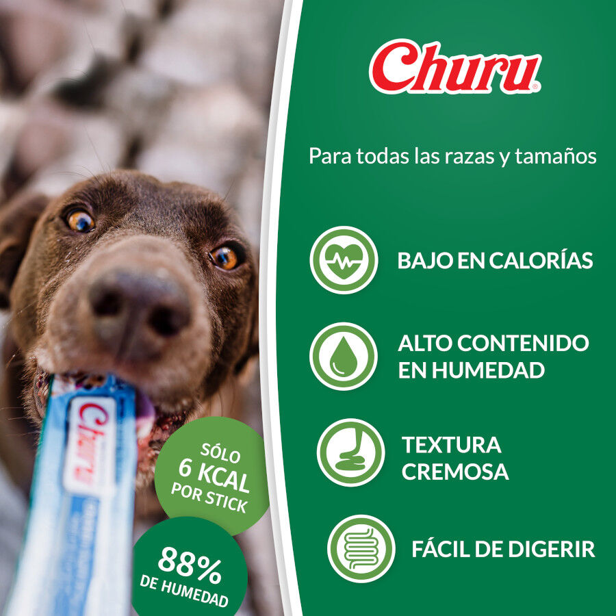 4 saquetas x 14 g Churu Snack Cremoso Receita de Frango com Atum para c&atilde;es, , large Imagem n&uacute;mero 3
