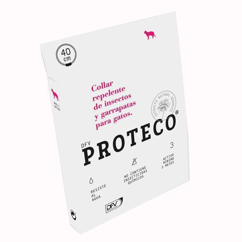 Proteco collar repelente de par&aacute;sitos para gatos Imagem n&uacute;mero 1