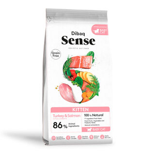 Ração para gatos Dibag Sense Grain Free Kitten Peru e Salmão