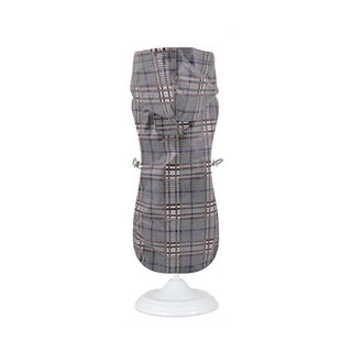 Nayeco British Capa de Chuva Impermeável com Capuz para cães