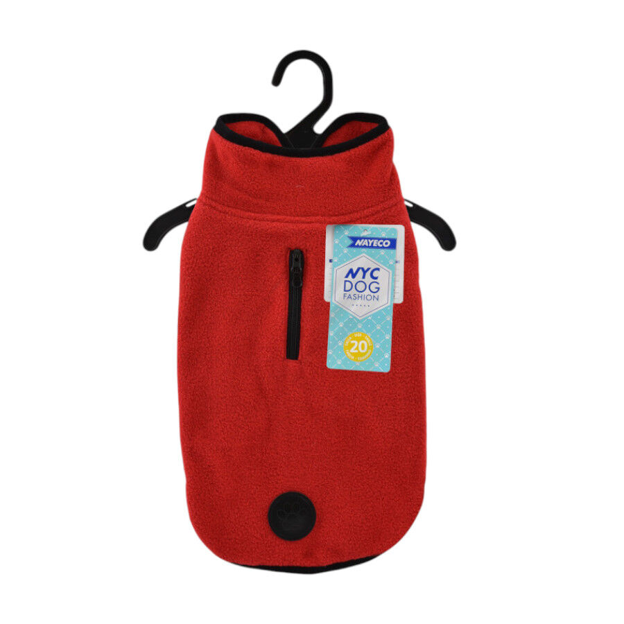 Nayeco Casaco Polar Vermelho para C&atilde;es, , large Imagem n&uacute;mero 4