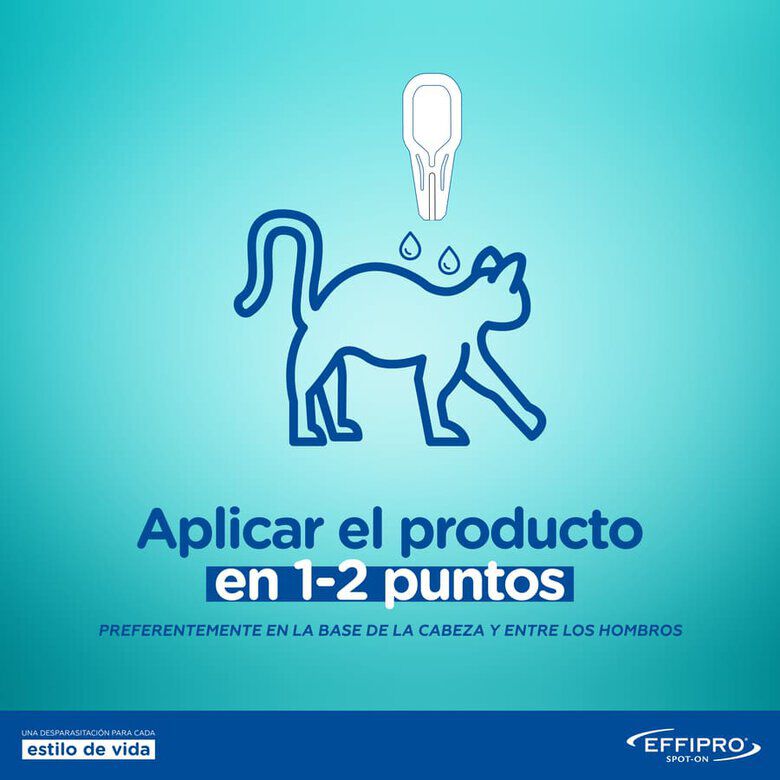 Virbac Effipro Pipetas Antiparasit&aacute;rias para gatos, , large Imagem n&uacute;mero 5