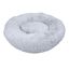 Leeby Cama Redonda Anti Stress de Pelo Cinzento para cães, , large Indicador imagem número 1