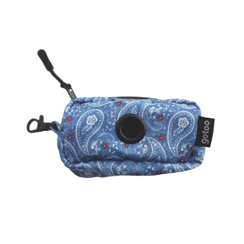 Gotoo Porta saco estampado azul para cães,  Imagem número 1 Gotoo Porta saco estampado azul para cães, , large Imagem número 1