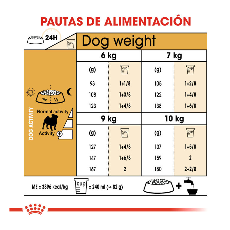 3 kg Royal Canin Adult Pug ração para cães,  Imagem número 8 3 kg Royal Canin Adult Pug ração para cães, , large Imagem número 8