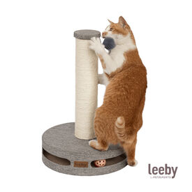 Leeby Gonzalo arranhador com brinquedo e bola para gatos