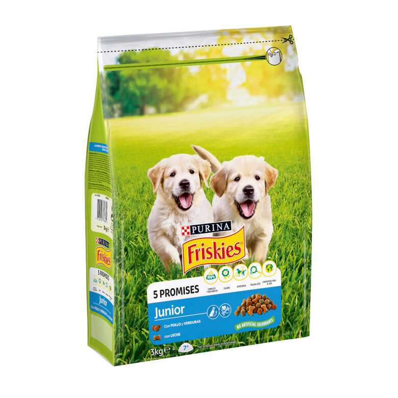 Friskies Junior frango e legumes ração cachorros,  Imagem número 1 Friskies Junior frango e legumes ração cachorros, , large Imagem número 1
