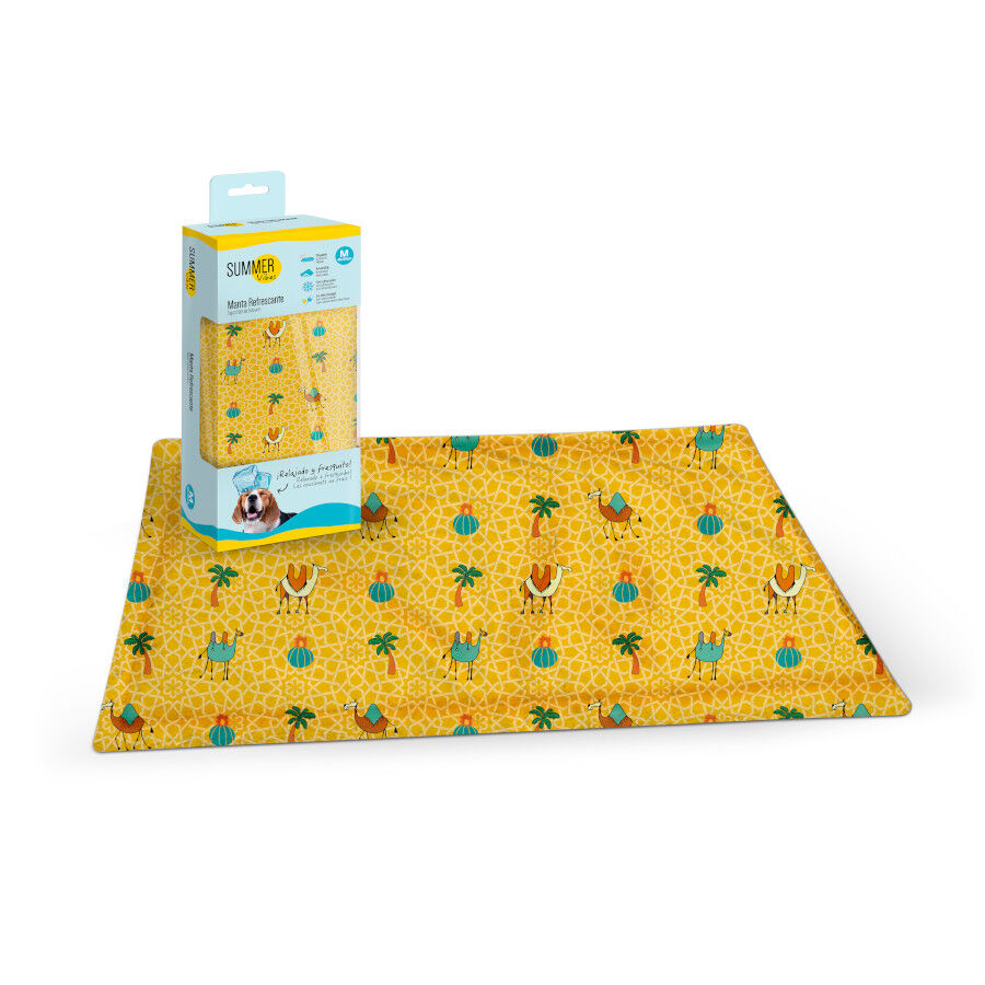 Summer Vibes Manta refrescante com estampado para c&atilde;es, , large Imagem n&uacute;mero 1