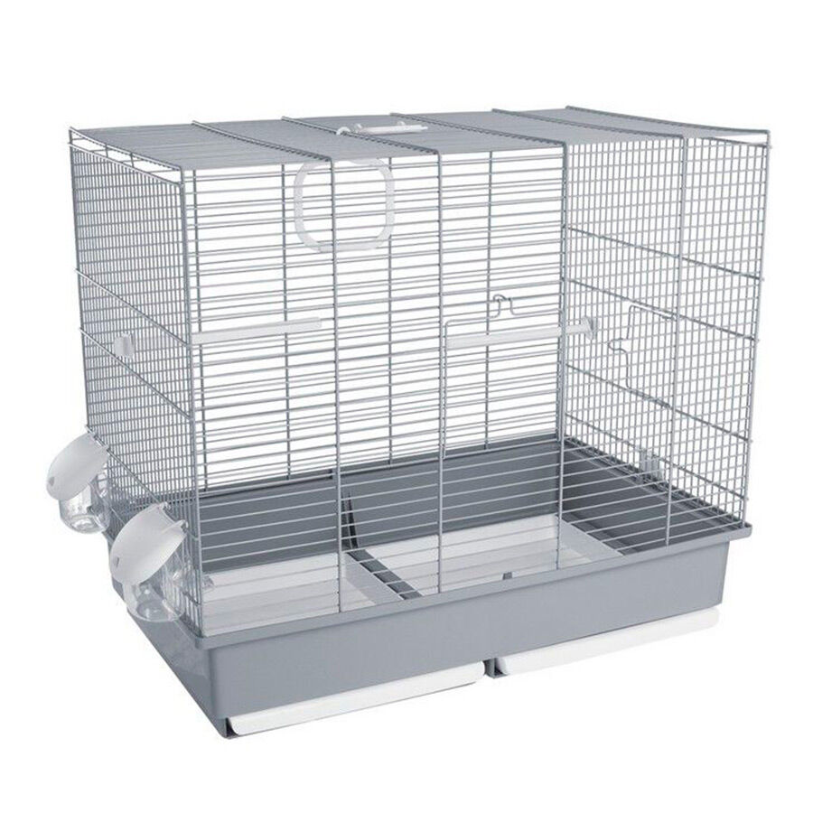 Voltreg&agrave; 614 Gaiola cinza com porta frontal e lateral para p&aacute;ssaros, , large Imagem n&uacute;mero 1