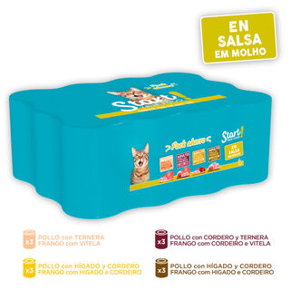 Start Multipack de Carne em Molho para gatos