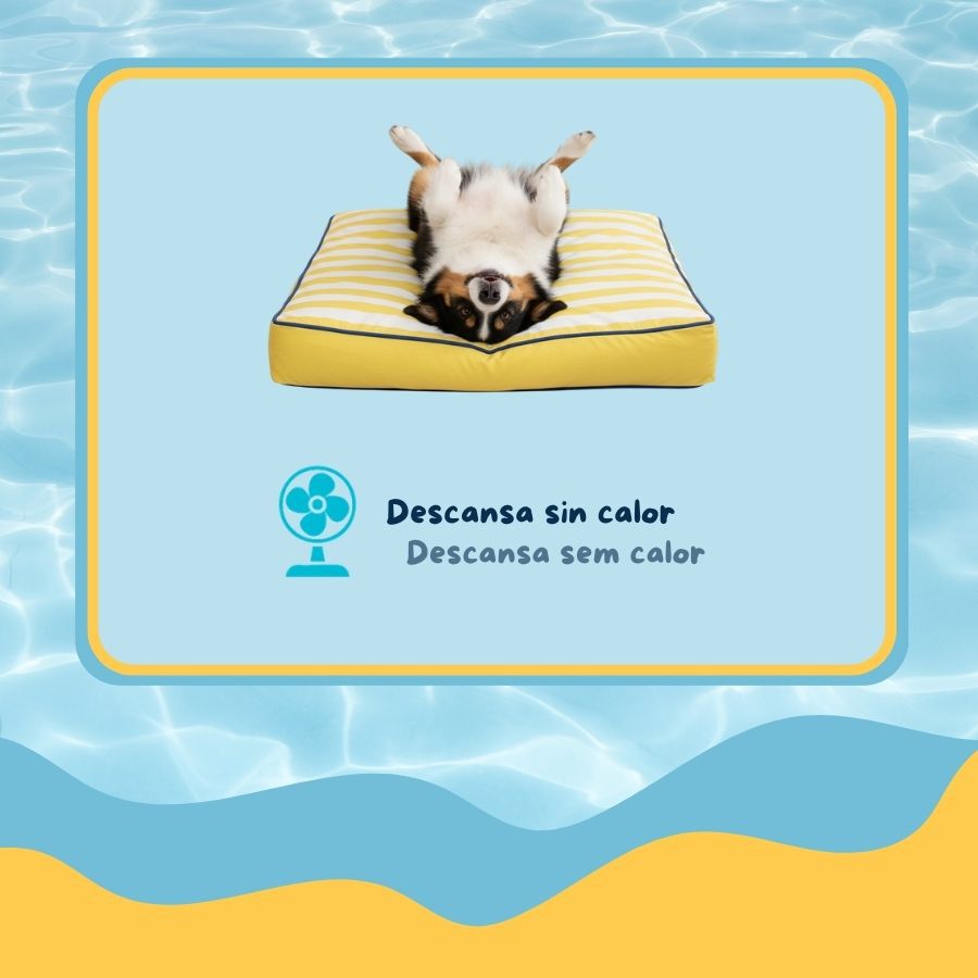 Summer Vibes Cool Club Mattress Cama Refrescante para c&atilde;es, , large Imagem n&uacute;mero 3