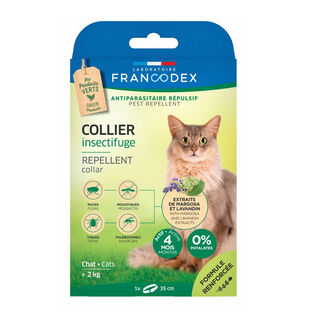 Francodex coleira repelente para gatos
