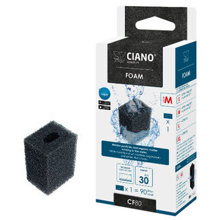 Ciano foam M CF80 cartucho de substituição para filtro de aquário