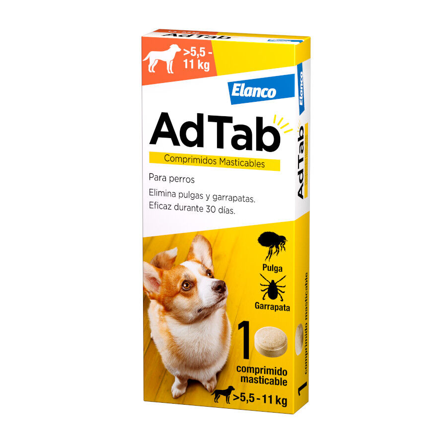 AdTab Comprimidos mastig&aacute;veis antiparasit&aacute;rios para c&atilde;es, , large Imagem n&uacute;mero 1