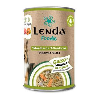 Lenda Atlantic Bites lata para cães