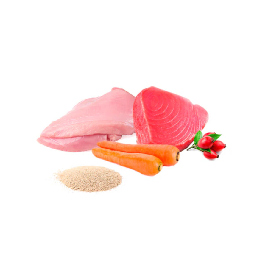 800 g Puro Men&uacute; BARF Chuva de Miaus Peru e Atum comida natural congelada para gatos, , large Imagem n&uacute;mero 2