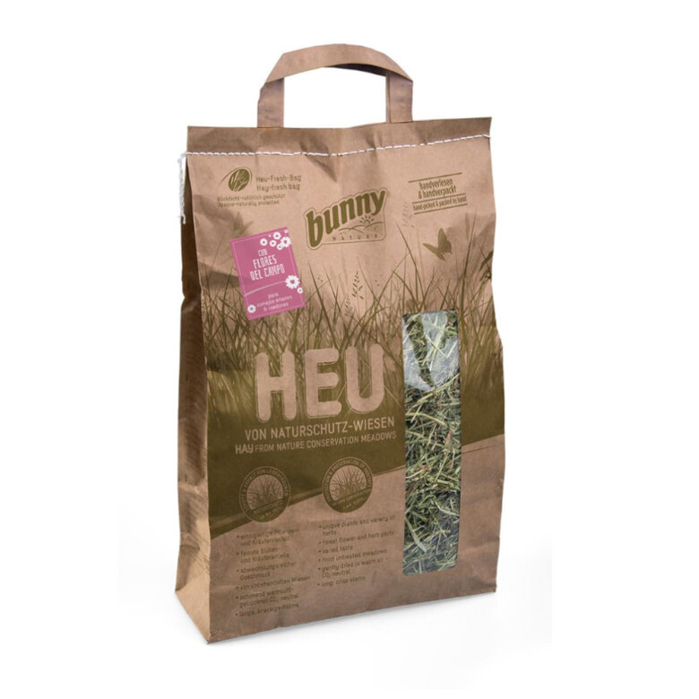 Bunny Feno com Flores de Campo para roedores,  Imagem número 1 Bunny Feno com Flores de Campo para roedores, , large Imagem número 1