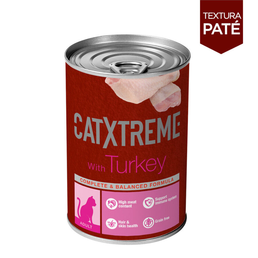 400 g Catxtreme com Peru em pat&ecirc; lata para gatos, , large Imagem n&uacute;mero 2