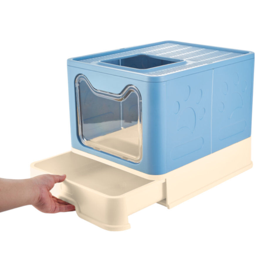 Freedog LumoBox Caixa de Areia Dobr&aacute;vel Dusty Azul para gatos, , large Imagem n&uacute;mero 2