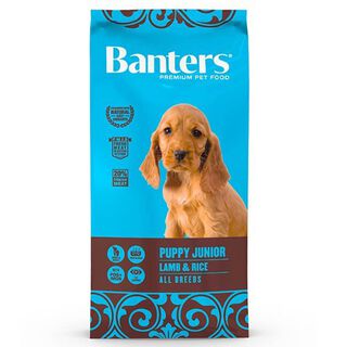 Banters ração com cordeiro e arroz para cachorros