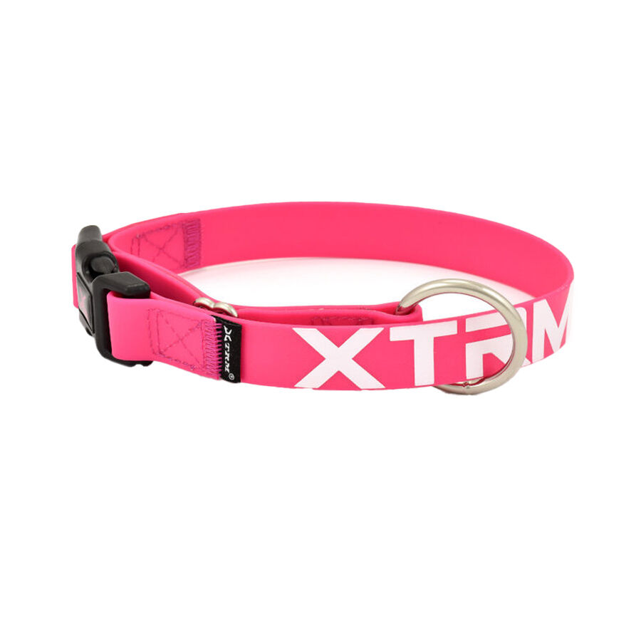 X-TRM Coleira de PVC rosa para c&atilde;es, , large Imagem n&uacute;mero 1