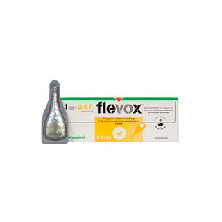 Vetoquinol Flevox Fipronil Pipeta antiparasitária para cães