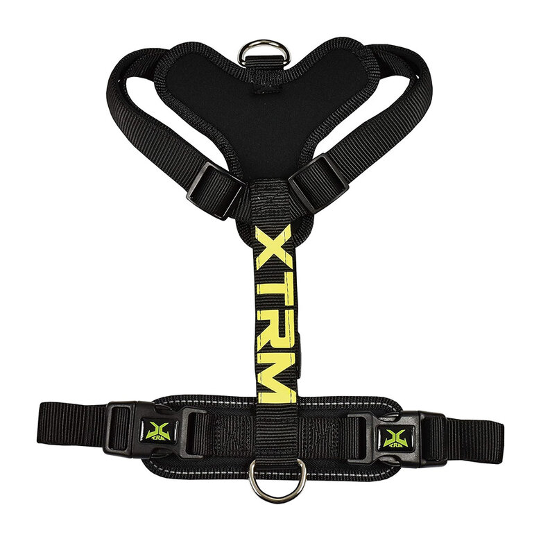 X-TRM Cronos Neon Flash Peitoral Preto para cães,  Imagem número 1 X-TRM Cronos Neon Flash Peitoral Preto para cães, , large Imagem número 1